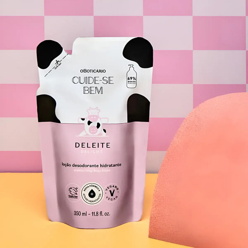 Combo Cuide-se Bem Deleite: Loção Corporal 400ml + Refil 350ml
