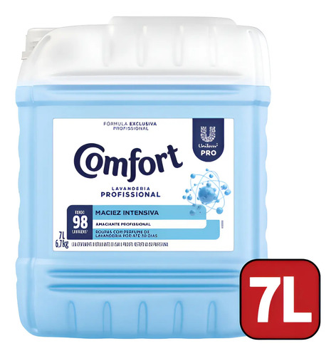 Comfort pro amaciante lavanderia original 7l