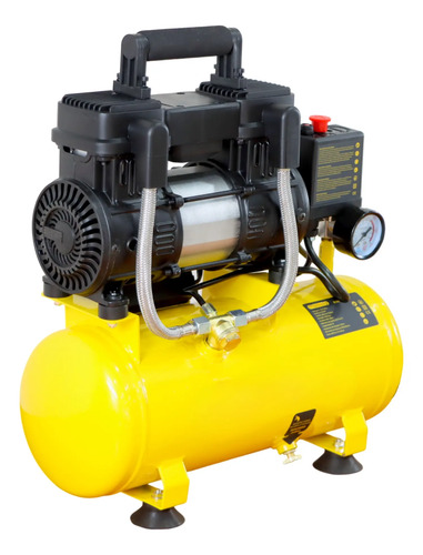 Compressor ar 9l 110v 220v 3400rpm 1000w profissional