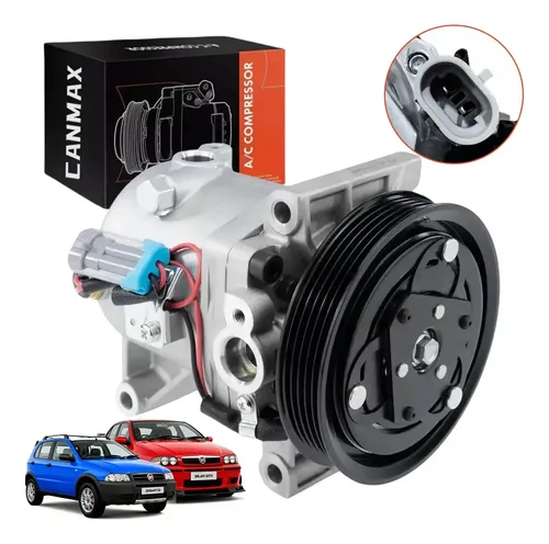 Compressor ar calsonic fiat palio uno siena strada fire 5pk