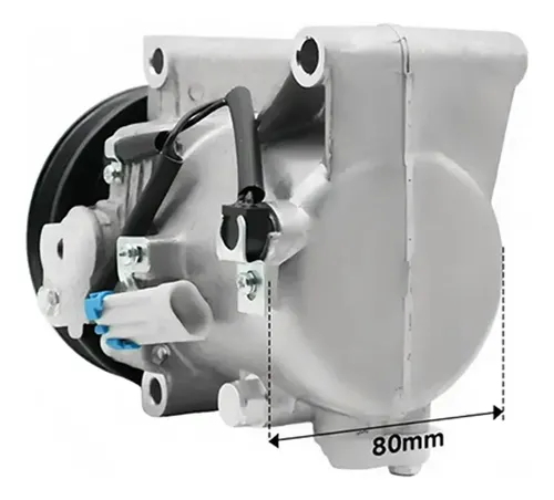 Compressor Calsonic Strada Palio Uno Fire 2004 Até 2013 5pk