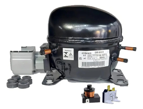 Compressor Embraco EMR80HLR 1/4+ R134A para Geladeira e Freezer