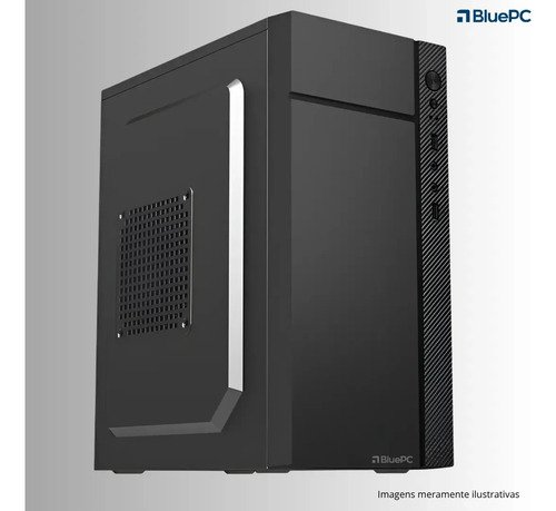 Computador Completo Flash, Intel Core i5 3470, RAM 8GB, SSD 256GB, Bivolt, Preto, Monitor 20" LED HDMI, Windows 10 Pro - BluePC DOE-0140FL