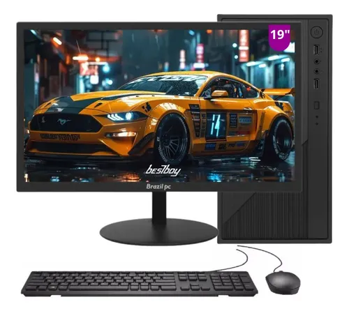 Computador completo intel i5 8gb ram ssd 240 monitor 19