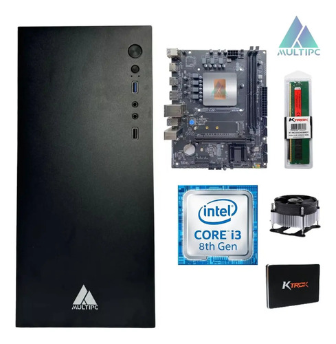 Computador Multipc I3 8ª Geração 8gb Ram Ssd 240gb Win11 Pro