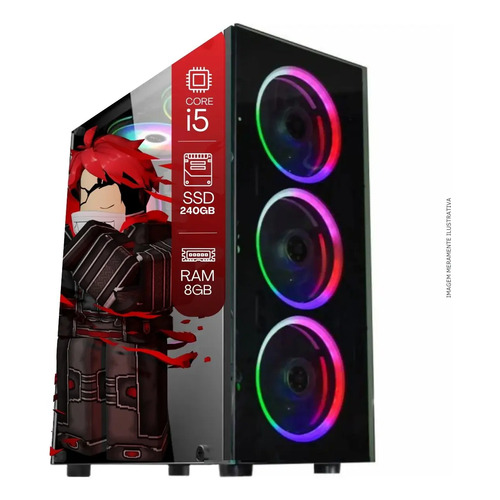 Computador Pc Gamer Completo Tob Intel Core I5 Ssd 240gb 8gb