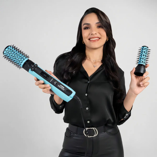 CONAIR Escova Secadora Rotativa Hyaluronic Giratória Alisadora