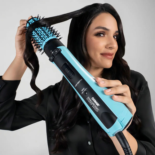 CONAIR Escova Secadora Rotativa Hyaluronic Giratória Alisadora