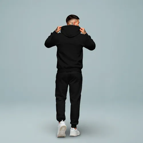 Conjunto Calça E Blusa De Moletom Liso Masculino Unissex
