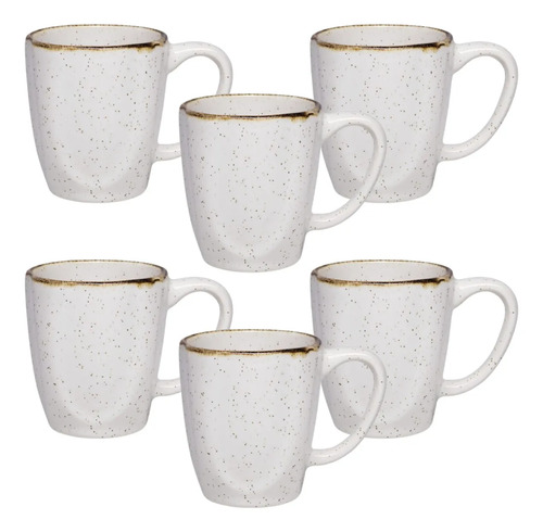 Conjunto de 6 canecas ryo maresia 260ml oxford