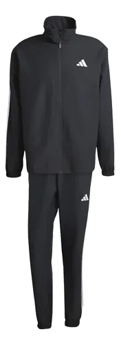 Conjunto De Agasalho Masculino Woven 3 Listras Adidas