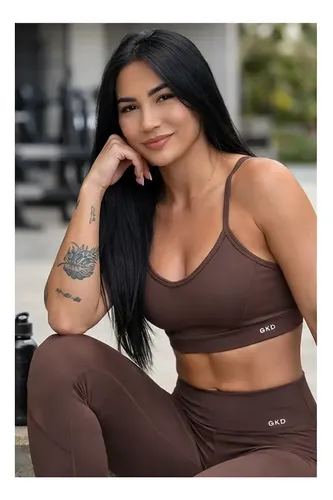 Conjunto Gkd Zero Transparência Legging Cós Alto Top Duplo