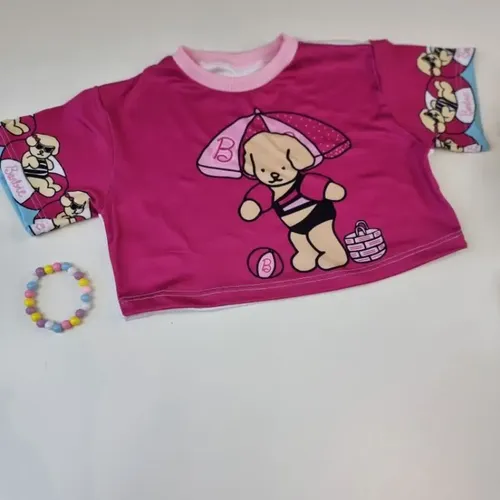 Conjunto Infantil 2 Peças Blusa Short Menina Moda Rosa