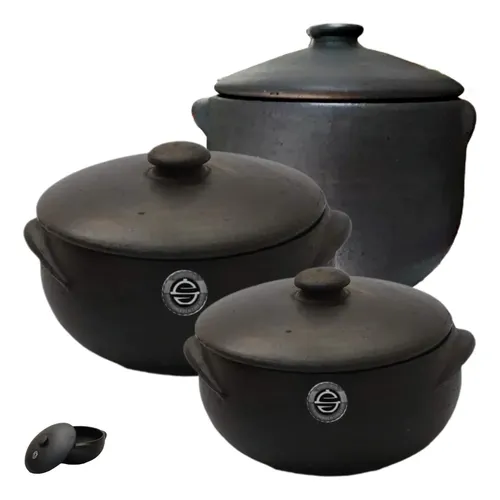 Conjunto kit panelas de barro capixaba n 00001