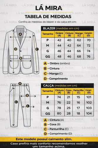 Conjunto Masculino Slim Fit Italiano Blazer Calça Primavera