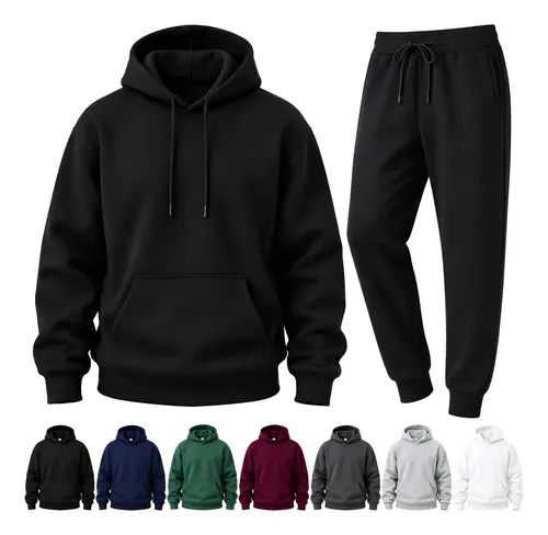 Conjunto moletom masculinoincluir casaco com capuz e calcas