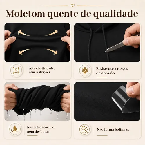 Conjunto Moletom Masculino,incluir Casaco Com Capuz E Calças