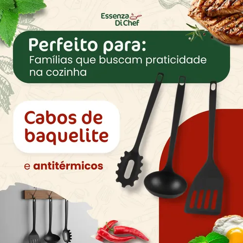 Conjunto Panelas 17 Peças Antiaderente Brinde Panela Pressão