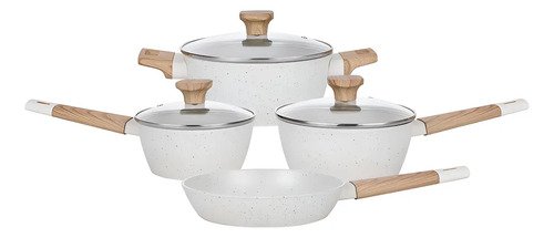 Conjunto panelas studio cook 5 pcs inducao marmol mimo style