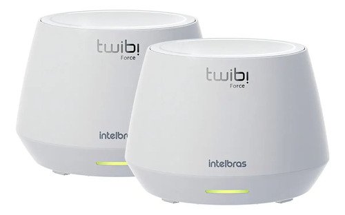 Conjunto roteador mesh wifi 6 intelbras twibi force ax 2 uni
