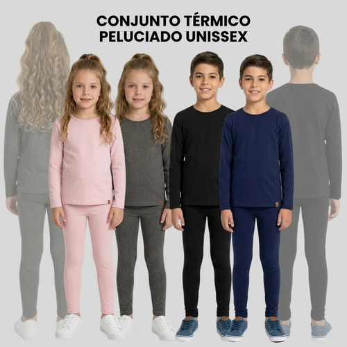 Conjunto Térmico Peluciado Unissex 26105-a
