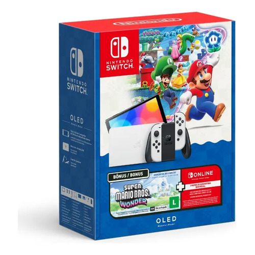 Console nintendo switch oled nintendo bundle super mario bro 1