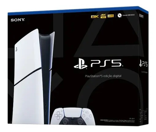 Console PlayStation® 5 Slim Edição Digital 825 GB Branco - Sony