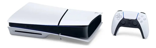 Console Sony Playstation 5 Edição Slim Disk 1tb Branco + Controle Sem Fio Dualsense Ps5 Branco