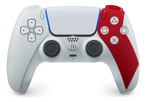 Controlador sem fio Dualsense God Of War Ed Limited Ps5 branco/vermelho