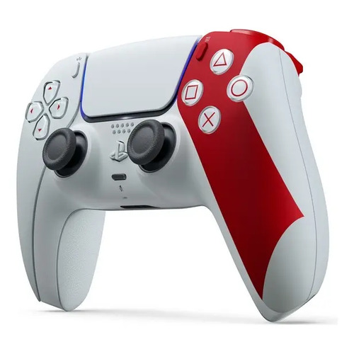 Controlador sem fio Dualsense God Of War Ed Limited Ps5 branco/vermelho