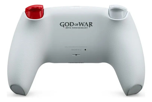 Controlador sem fio Dualsense God Of War Ed Limited Ps5 branco/vermelho