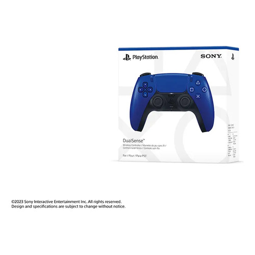 Controle de joystick sem fio Dualsense Ps5 azul cobalto