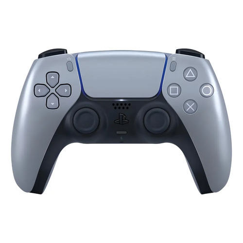 Controle dualsense sem fio ps5 playstation sterling silver 1