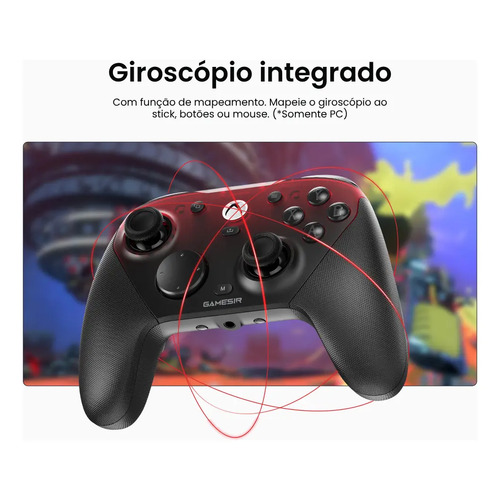 Controle Gamesir G7 Pro Xbox Pc Android Com Dock Hall Rgb Cor Preto