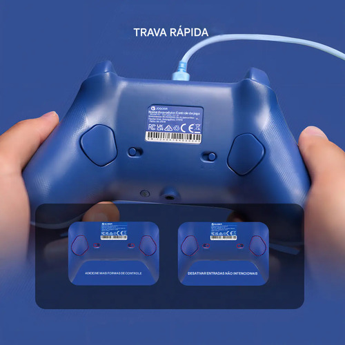 Controle Gamesir G7 Se Com Fio Para Xbox One Series S X Pc Hall Effect Botões Mecânicos Cor Azul