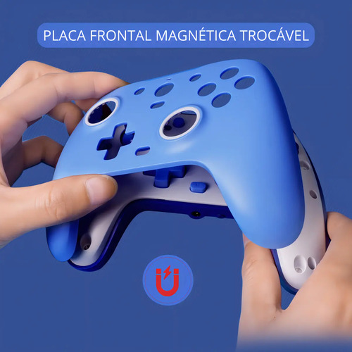 Controle Gamesir G7 Se Com Fio Para Xbox One Series S X Pc Hall Effect Botões Mecânicos Cor Azul