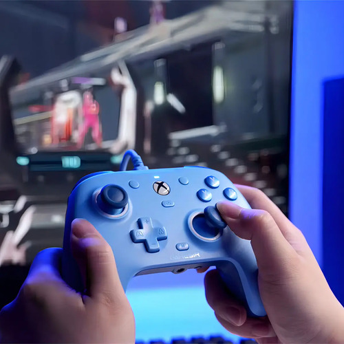 Controle Gamesir G7 Se Com Fio Para Xbox One Series S X Pc Hall Effect Botões Mecânicos Cor Azul