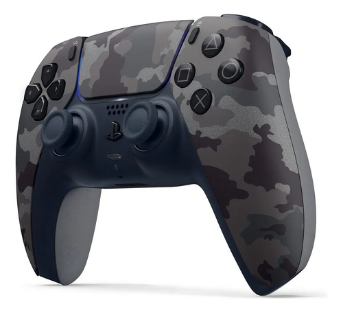 Controle Joystick S/ Fio Sony Playstation Ps5 Gray Camuflado