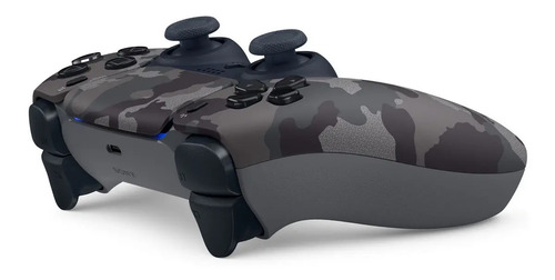 Controle Joystick S/ Fio Sony Playstation Ps5 Gray Camuflado