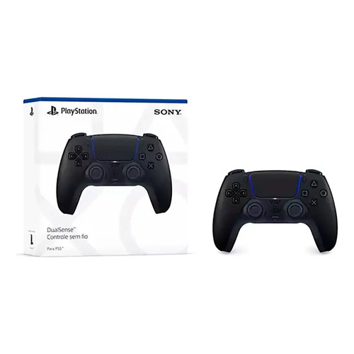 Controle joystick sem fio sony playstation 5 dualsense midni 1 2