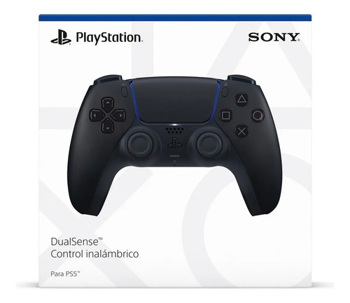 Controle Joystick Sem Fio Sony PlayStation 5 DualSense Midnight Black