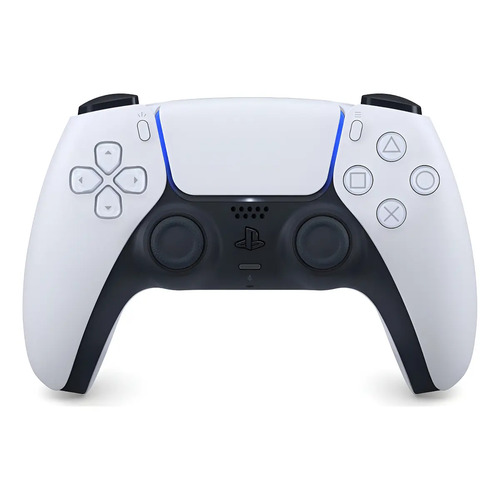 Controle joystick sem fio sony playstation dualsense branco 1