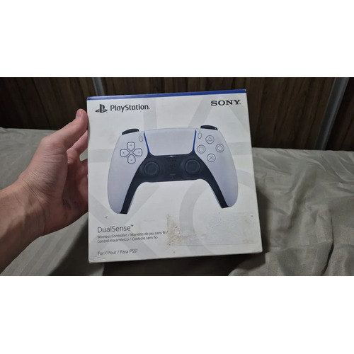 Controle Joystick Sem Fio Sony Playstation Dualsense Branco