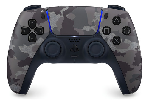 Controle joystick sem fio sony playstation ps5 gray camuflad 1
