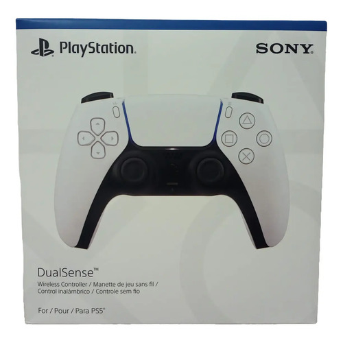 Controle ps5 dualsense branco novo lacrado original 1