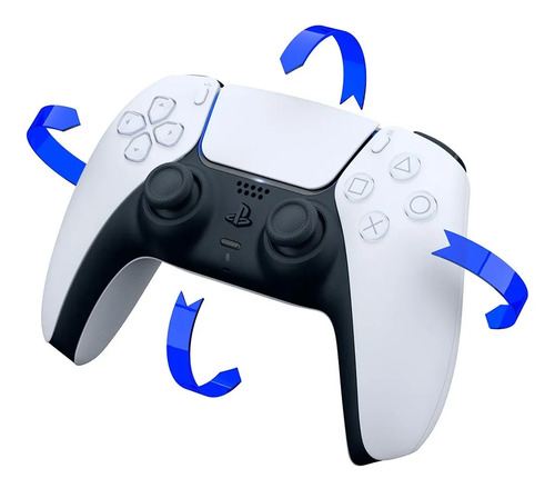 Controle Ps5 Dualsense Branco Sem Fio Original Sony