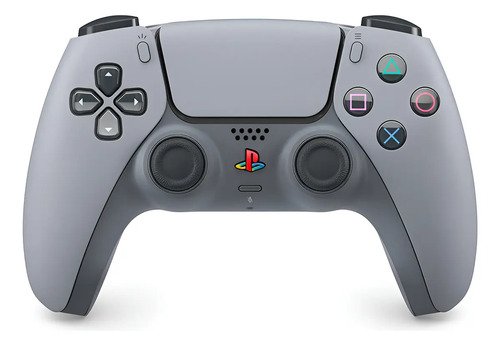 Controle ps5 dualsense de 30 anos edicao limitada p cinza