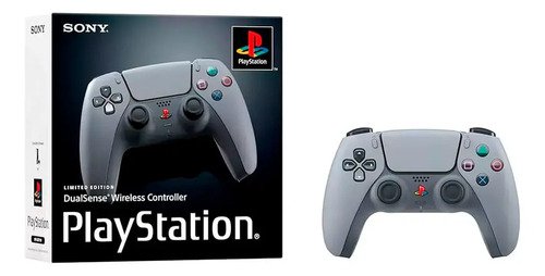 Controle Ps5 Dualsense De 30 Anos Edição Limitada P Cinza