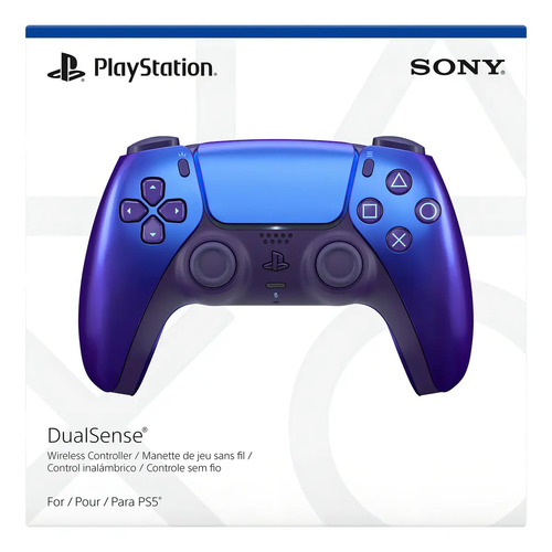 Controle Sem Fio Dualsense Playstation 5 Chroma Indigo Azul