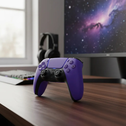 Controle Sem Fio Dualsense Ps5 Galactic Purple Original